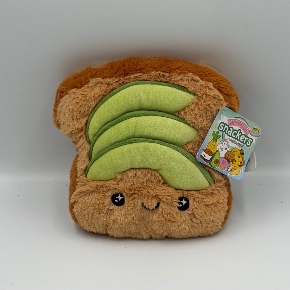 Squishable Mini Avocado Toast Plush / Pillow With Tag 2018 Comfort Food Retired